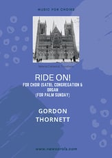 Ride On! SATB choral sheet music cover